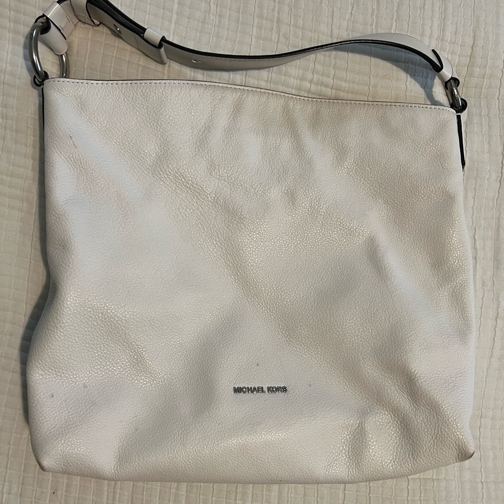 Michael Kors ivory tote bag